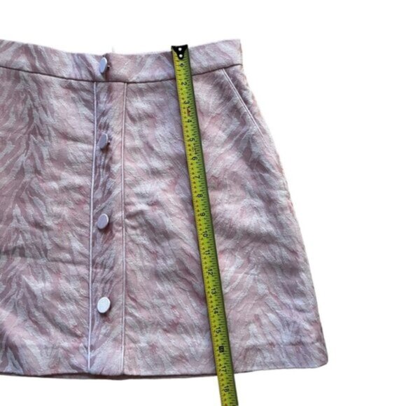 Sandro Paris Zeby Jacquard Mini Skirt Size 2 - Picture 6 of 7